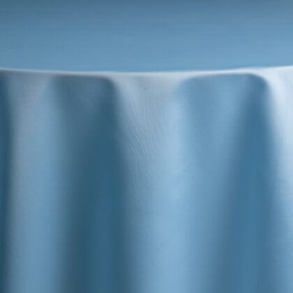Baby Blue Satin Tablecloth
