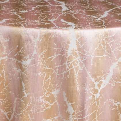 Baby Pink & Gold Martinique Tablecloth