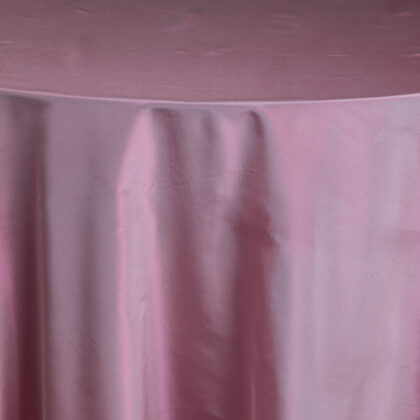 Baby Pink Taffeta Tablecloth
