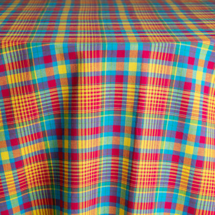 Bandana Print Rainbow Tablecloth