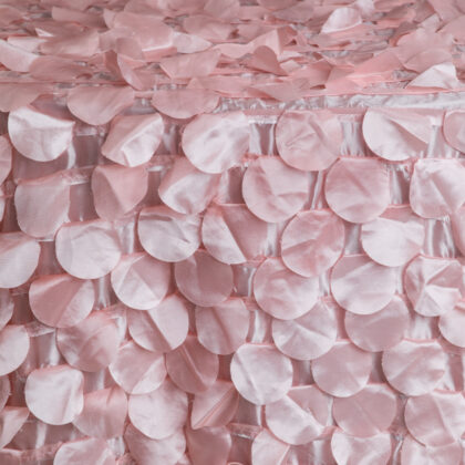 Blush Pink Lazer Cut Tablecloth