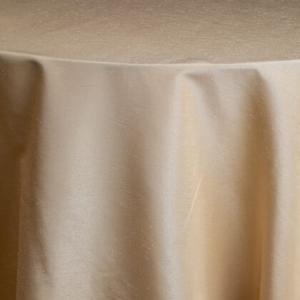 Champagne Dupioni Tablecloth