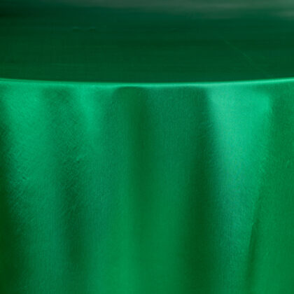 Green Crepe Back Satin Tablecloth