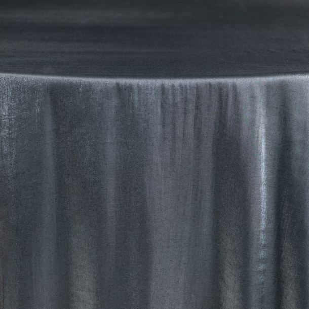 Gun Metal Silk Tablecloth