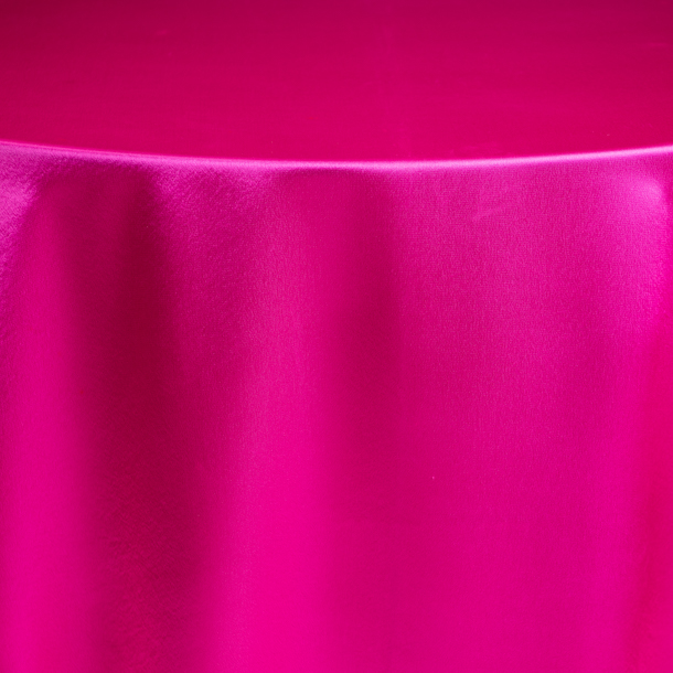 Hot Pink Satin Tablecloth