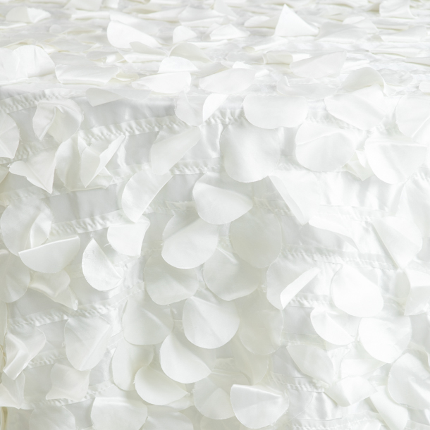 Ivory Lazer-Cut Tablecloth