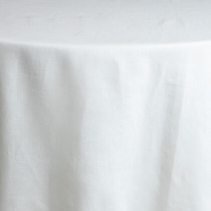 Ivory Linen Tablecloth