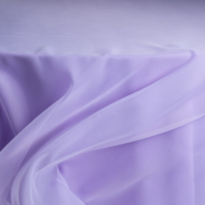 Lavender Sheer 2 with Lavender Polymat Underlay Tablecloth