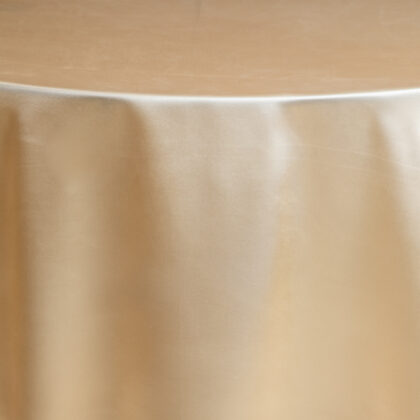 Light Peach Satin Tablecloth