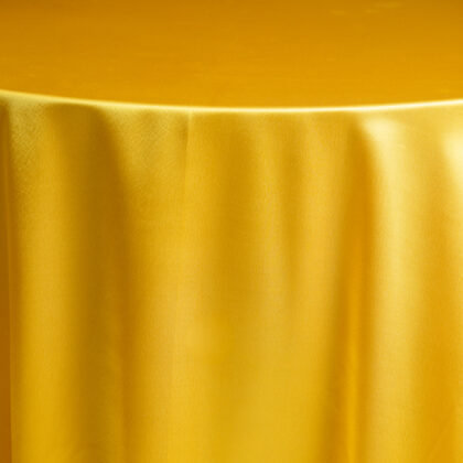 Light Yellow Crepe Back Satin Tablecloth