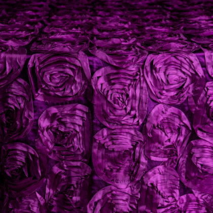 Magenta Rosette Tablecloth