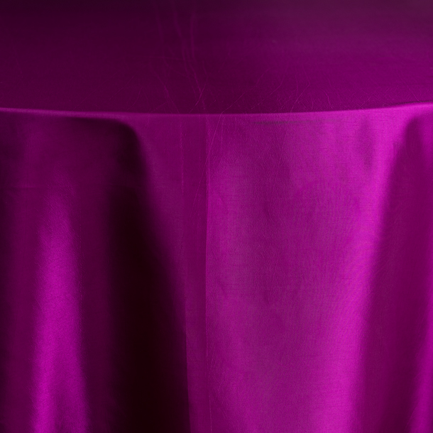 Magenta Taffeta Tablecloth