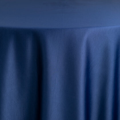 Navy Blue Satin Tablecloth