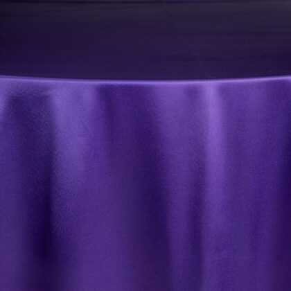 Purple Satin Tablecloth