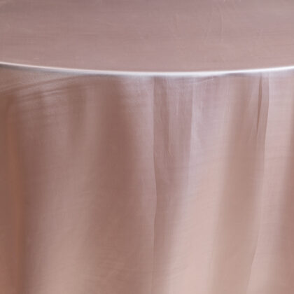 Rose Gold Satin Tablecloth