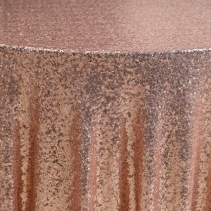 Rose Gold Sequin Tablecloth