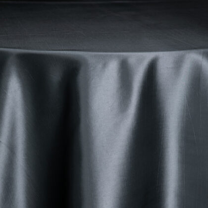 Silver Taffeta Tablecloth