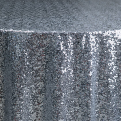 Silver Sequin Tablecloth