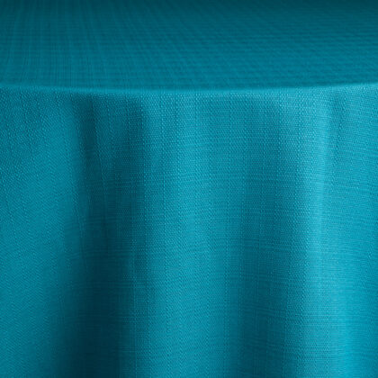 Turquoise Burlap Tablecloth